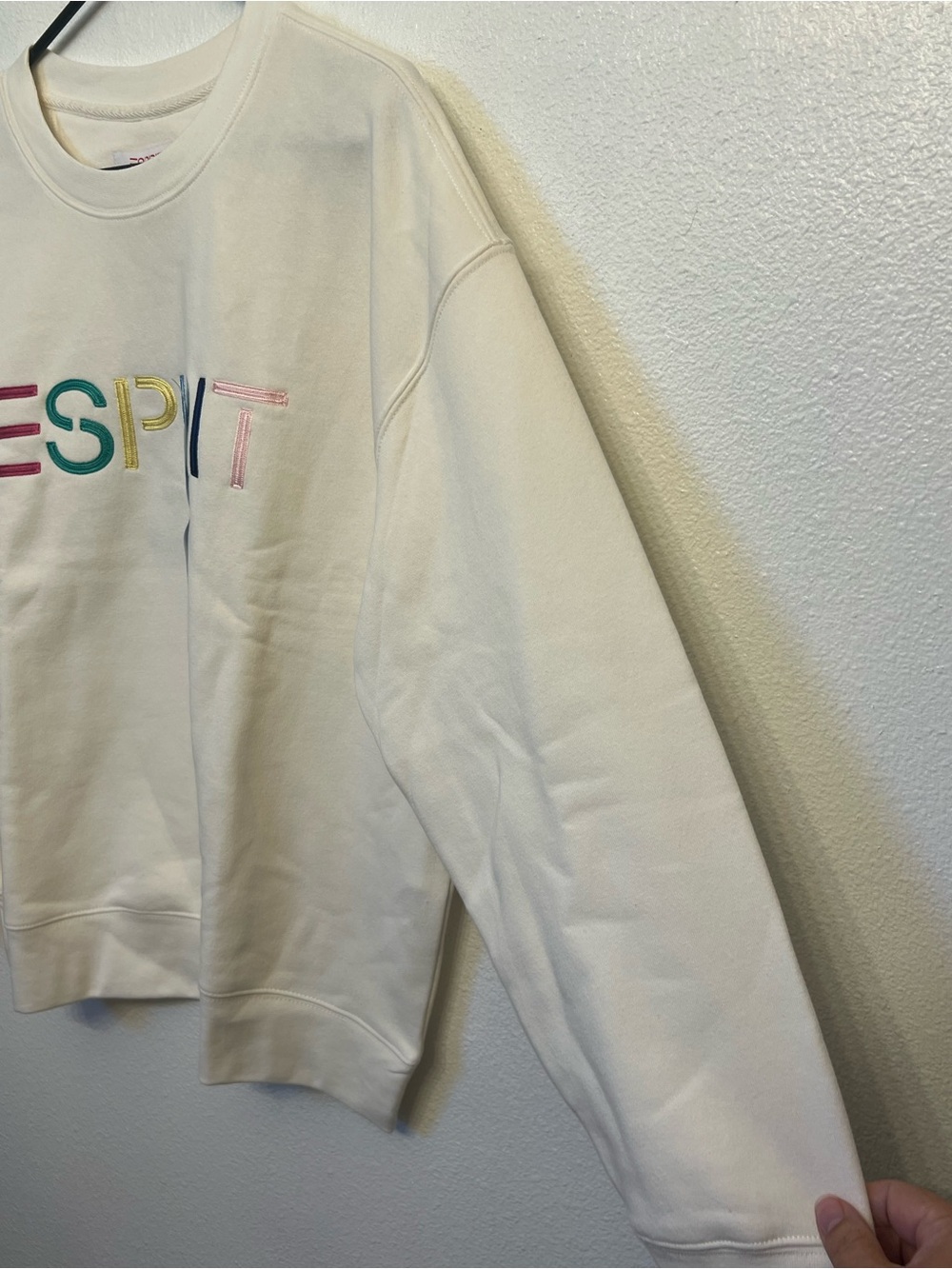 Esprit Women's Logo Fleece Crewneck - Picture 4 of 9